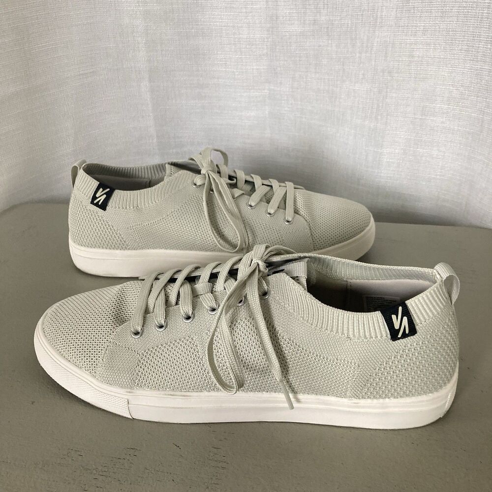 RIVAL Men's US Size 9.5 Shoes Ace Knit Beige Sneakers EUC